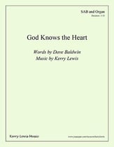 God Knows the Heart SA choral sheet music cover